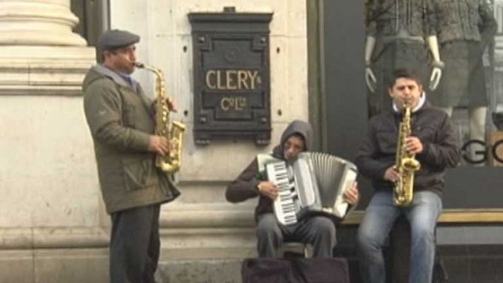 Músicos callejeros