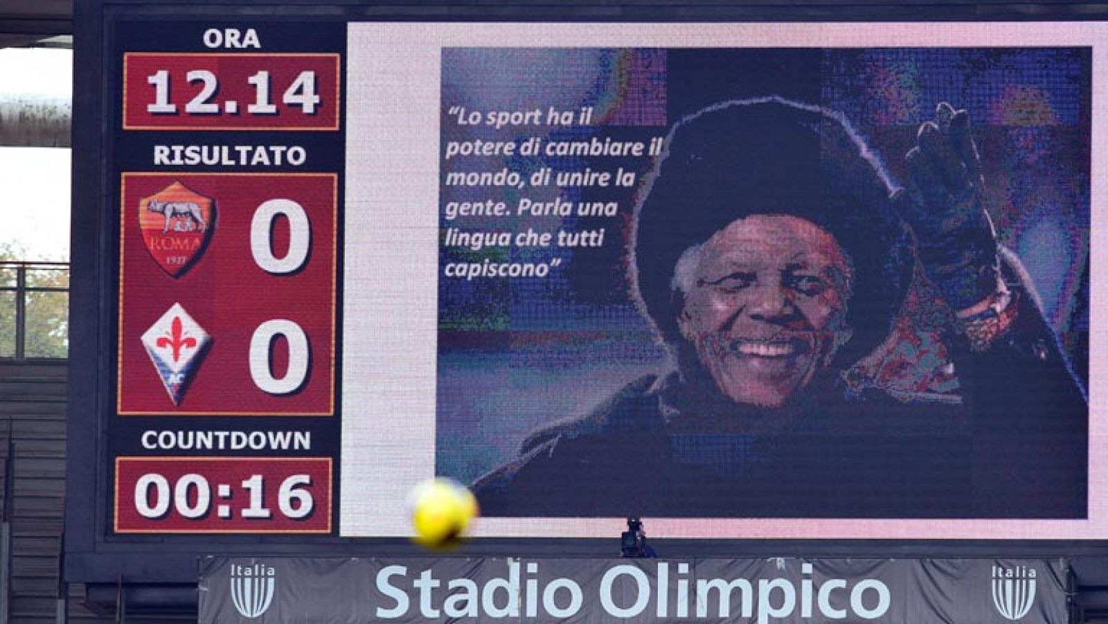 Telediario 1: Contínúan los homenajes a Mandela en el deporte | RTVE Play