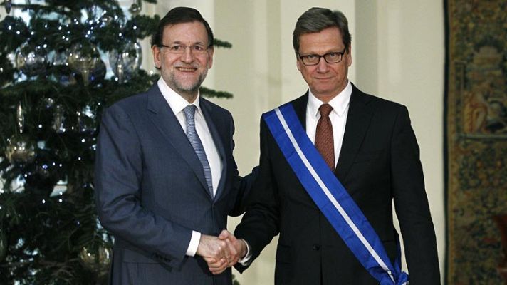 Telediario 1 - Condecoración ministro alemán