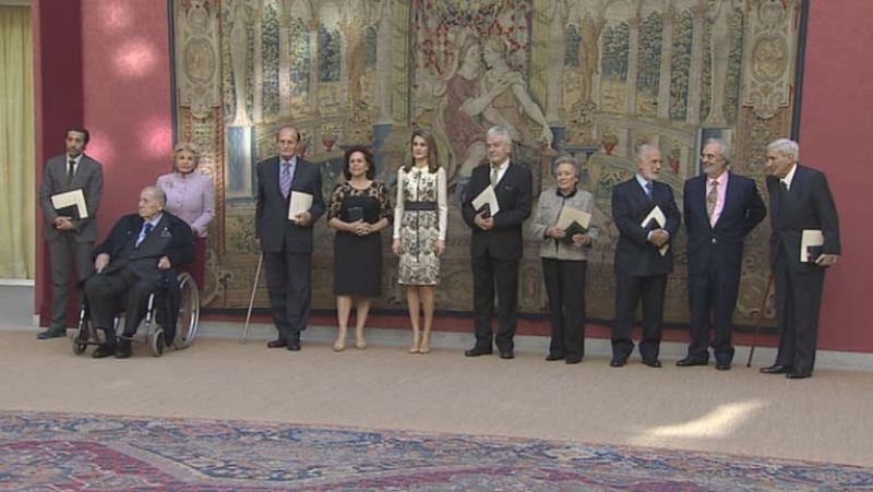 La princesa Letizia preside la entrega de las Medallas al Mérito Bellas Artes 2012  