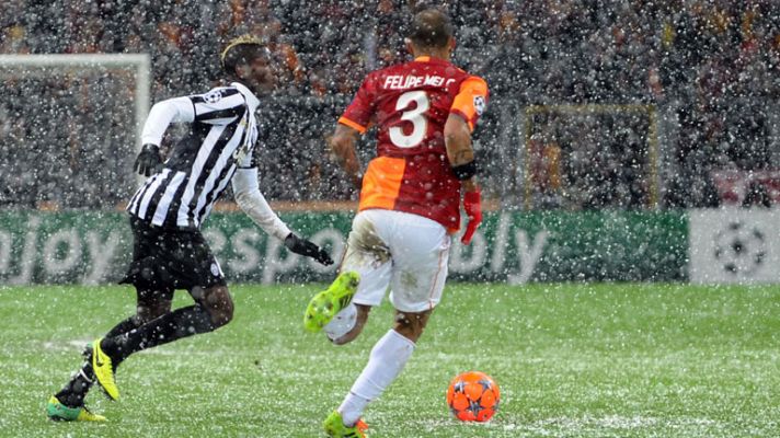 Champions League - La nieve aplaza el encuentro entre Galatasaray y Juventus