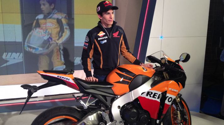 Márquez, el campeón precoz visita TVE