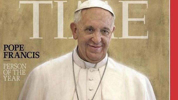 Telediario 1 - El Papa Francisco, persona del años de la revista 'Time'