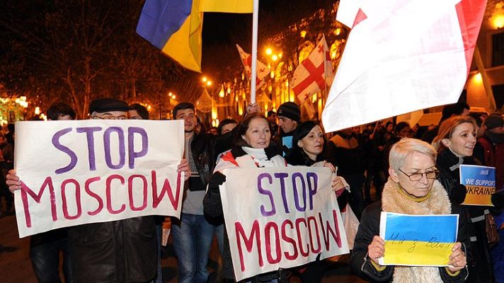 Telediario 1 - EE.UU. advierte a Ucrania