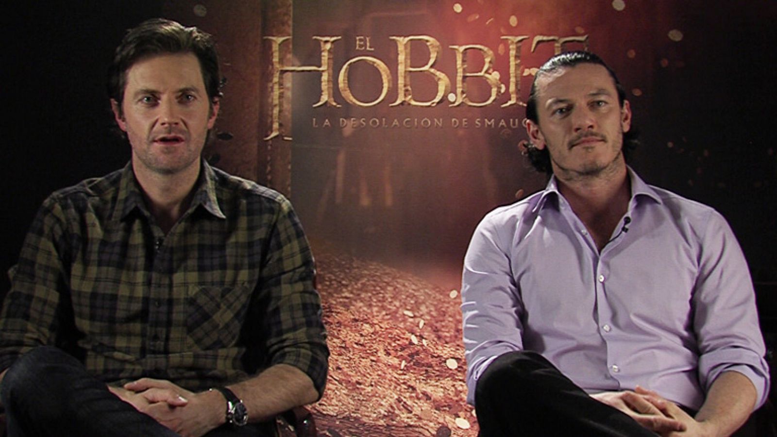 Telediario 1: Richard Armitage y Luke Evans presentan en Madrid 'El Hobbit: La desolación de Smaug'  | RTVE Play