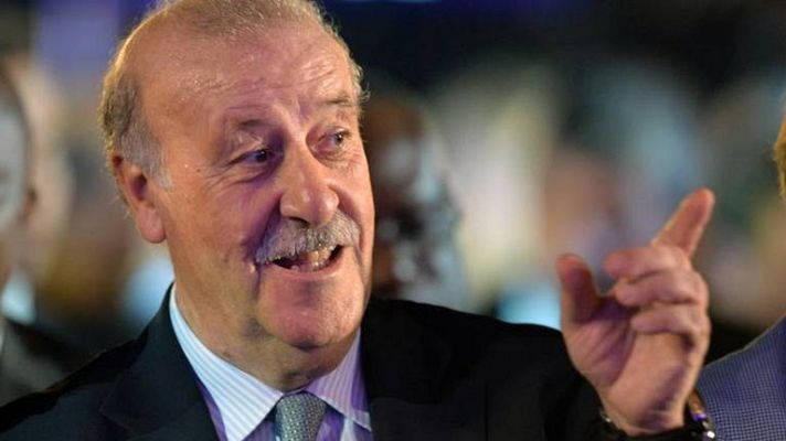Telediario 1 - Del Bosque no se decanta ni por Cristiano ni por Messi