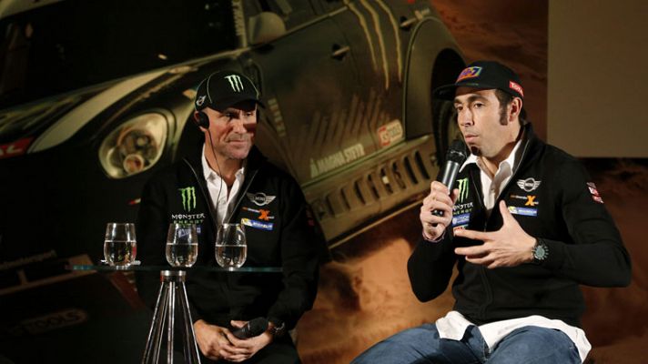 Telediario 1 - Nani Roma presenta el Mini con el que asaltará el Dakar