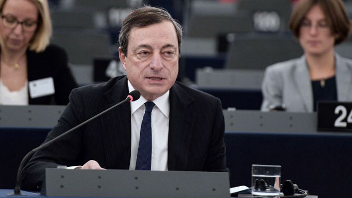 Telediario 1 - La unión bancaria "no es la panacea" para Draghi