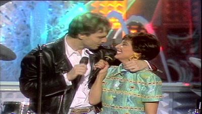 Concha Velasco y Miguel Bosé