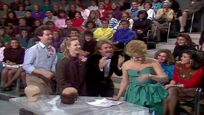 Mayra y Bigote Arrocet en 'Un, dos tres'