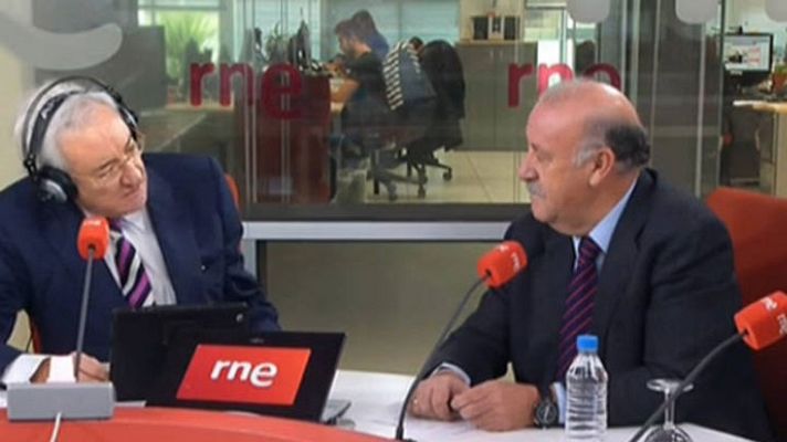 Telediario 1 - Del Bosque "no se imagina" una Liga sin el Barça