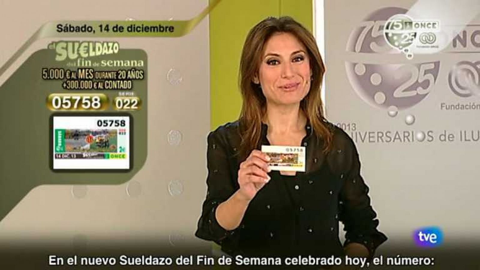 Sorteos ONCE: Sorteo ONCE - 14/12/13 | RTVE Play