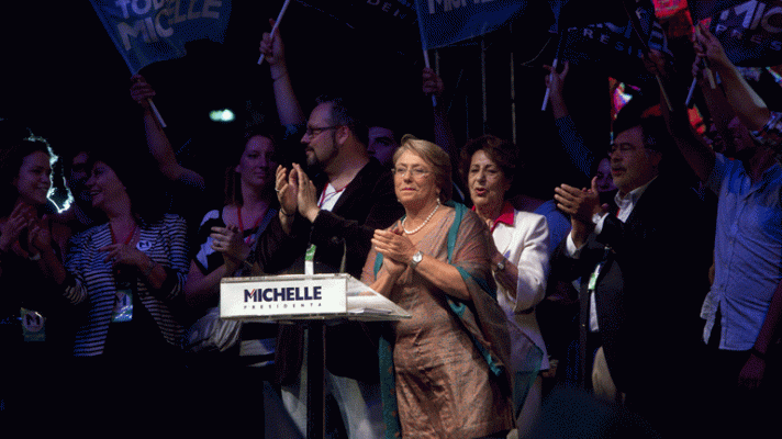 Bachelet agradece a sus votantes el amplio respaldo