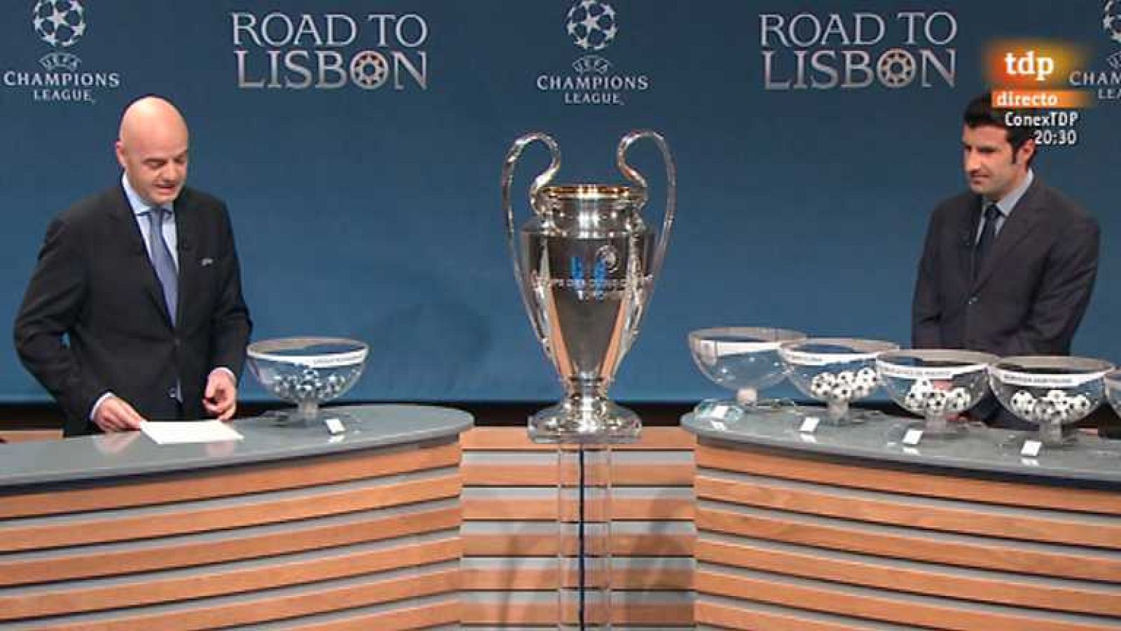 Fútbol - Sorteo 2ª Fase Champions League - ver ahora