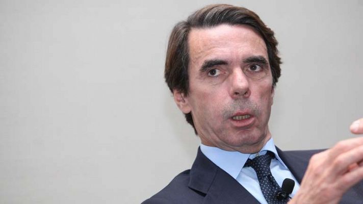 Telediario 1 - Declaraciones José Mª Aznar
