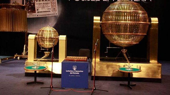 Telediario 1 - Poco para el sorteo de Navidad