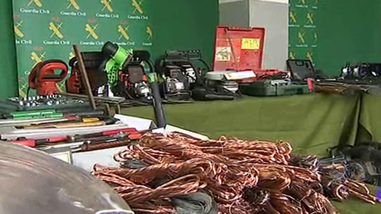 Desmantelada una organización de robo de cobre a la que se imputan más de 170 delitos