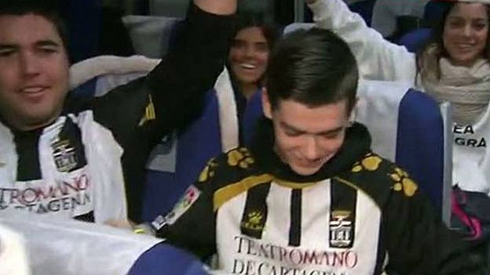 Telediario 1 - De Cartagena al Camp Nou cargados de ilusión