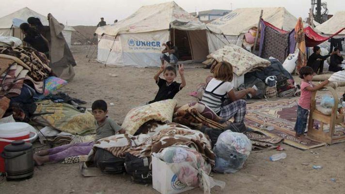 Telediario 1 - MSF advierte del recorte en ayudas