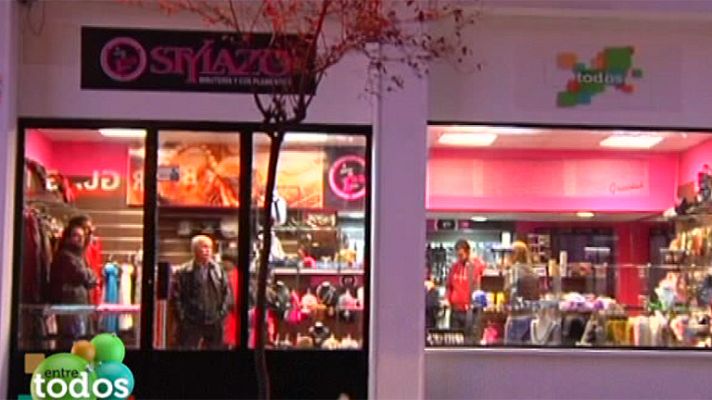 Entre todos - Rocío inaugura su tienda