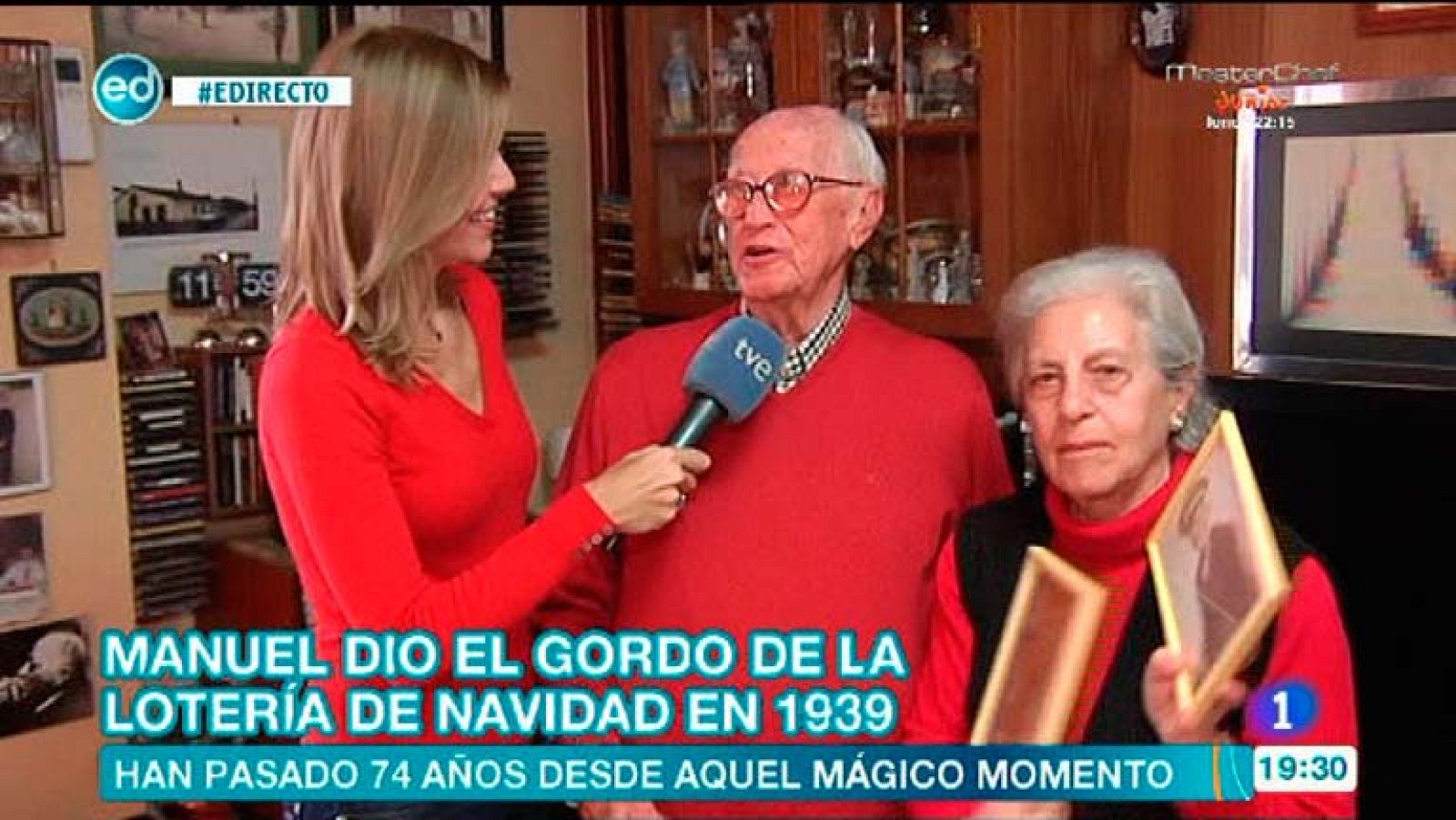 España Directo - Manuel cantó el primer Gordo tras la Guerra Civil