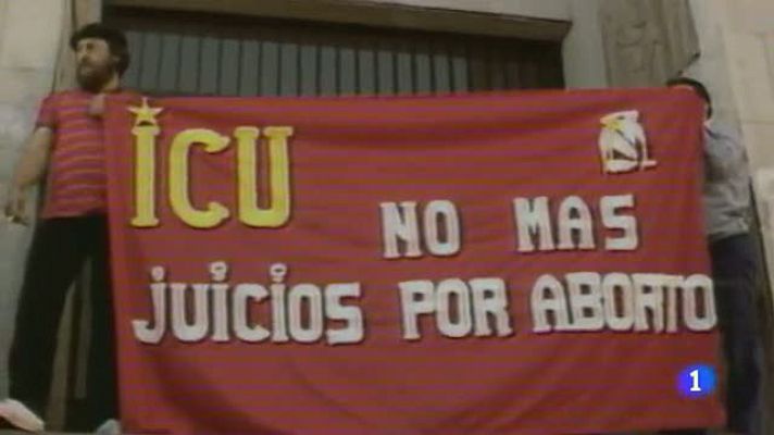 Telediario 1 - Las leyes del aborto en España