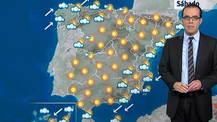 El tiempo - Lluvias débiles en el extremo norte y en el litoral levantino