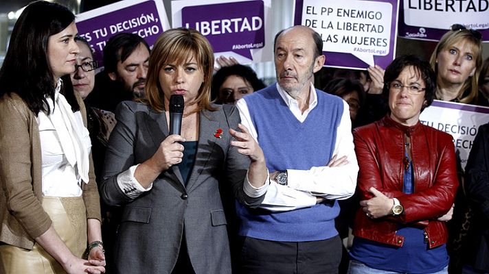 Telediario 1 - PSOE rechaza ley del aborto