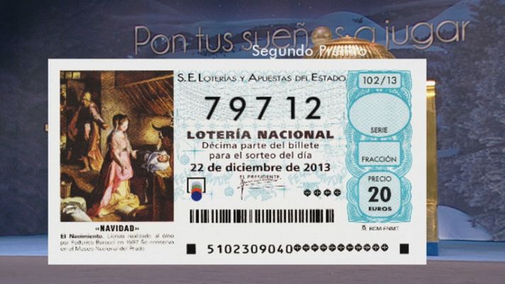 Lotería de Navidad - Vídeo del segundo premio, el 79.712, que se va íntegramente a Granadilla de Abona, en Tenerife