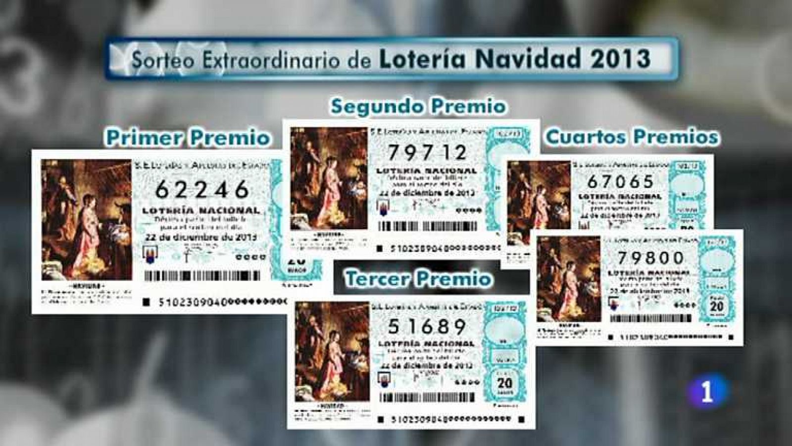 Sorteo de la Lotería de Navidad 2013 - Quinta hora | RTVE.es