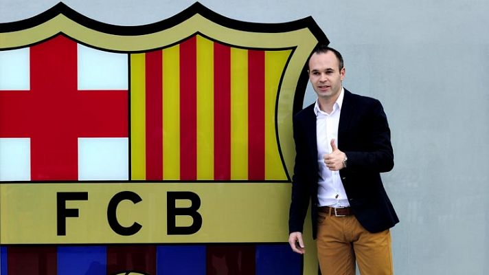 Iniesta, tras su renovación: "Es un día mágico"