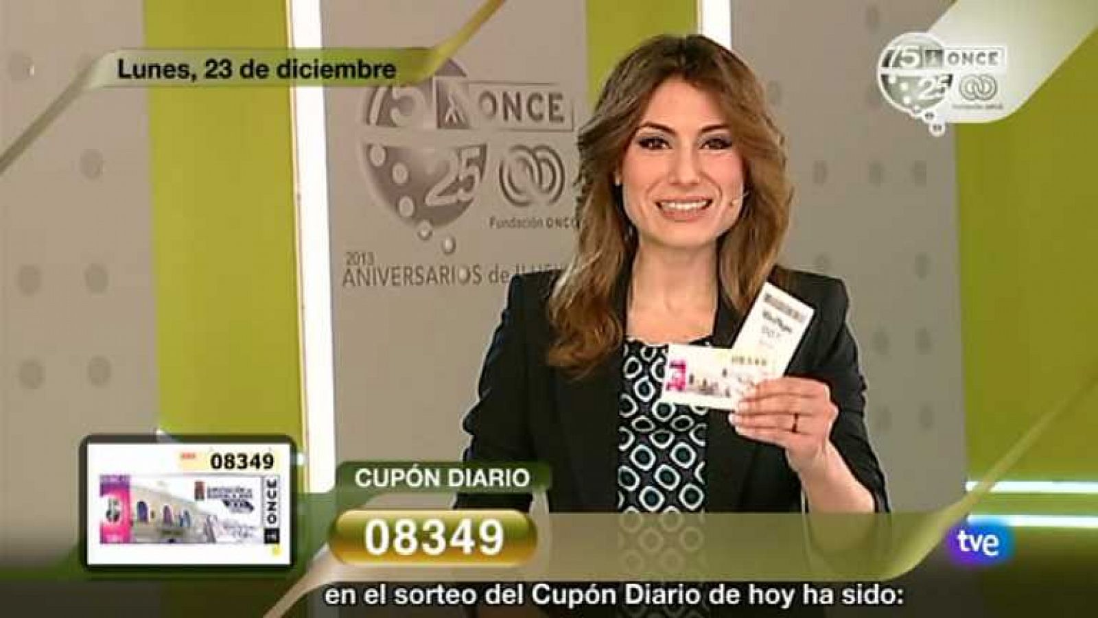 Sorteos ONCE: Sorteo ONCE - 23/12/13 | RTVE Play