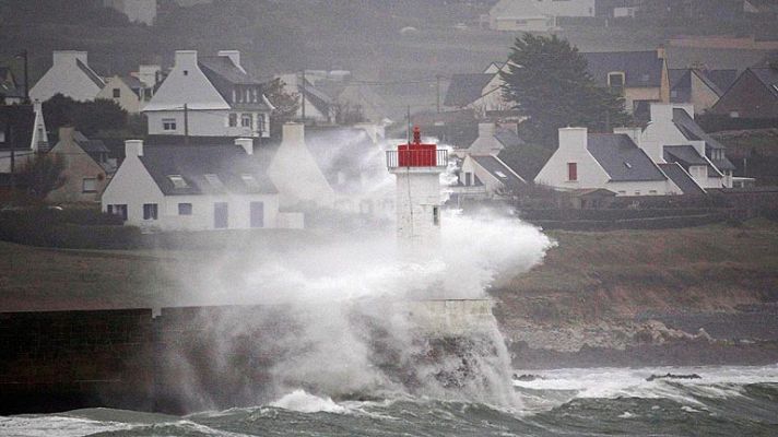 Temporal de lluvia en Europa 