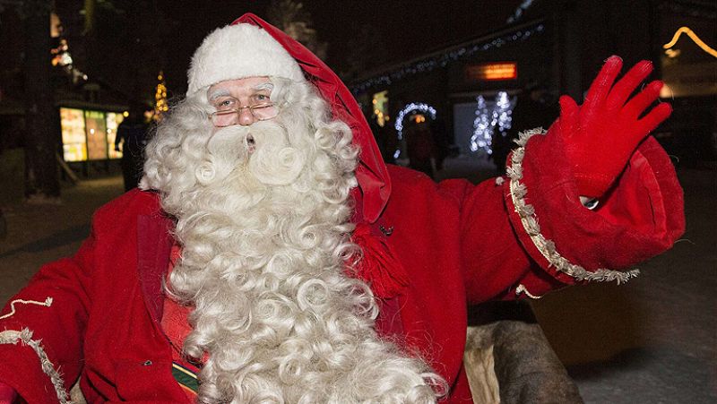 Papá Noel inicia su largo viaje desde Finlandia
