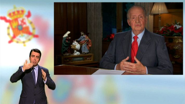 Archivo Casa Real - Mensaje de Navidad de Su Majestad el Rey de 2013, en lengua de signos