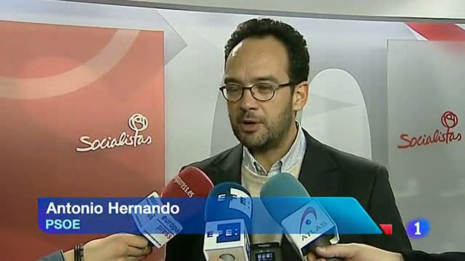 Telediario 1: El PSOE acusa a Rajoy y Cospedal de la "destrucción masiva" de las "huellas del delito" en el PP | RTVE Play