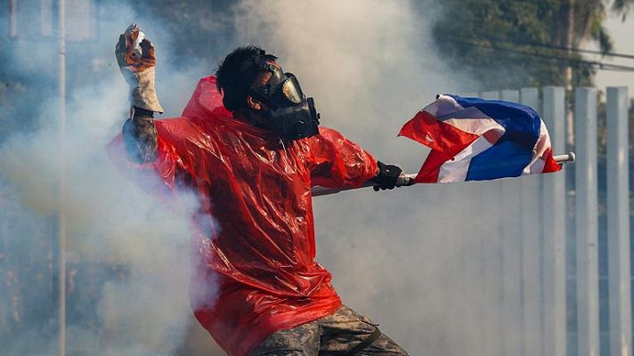 Manifestaciones en Tailandia