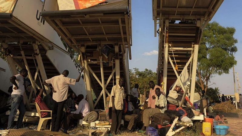 Los primeros refuerzos de la ONU llegan a la capital de Sudán del Sur