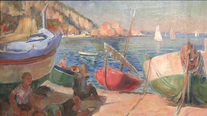 Telediario 1 - Artistas en Tossa de mar