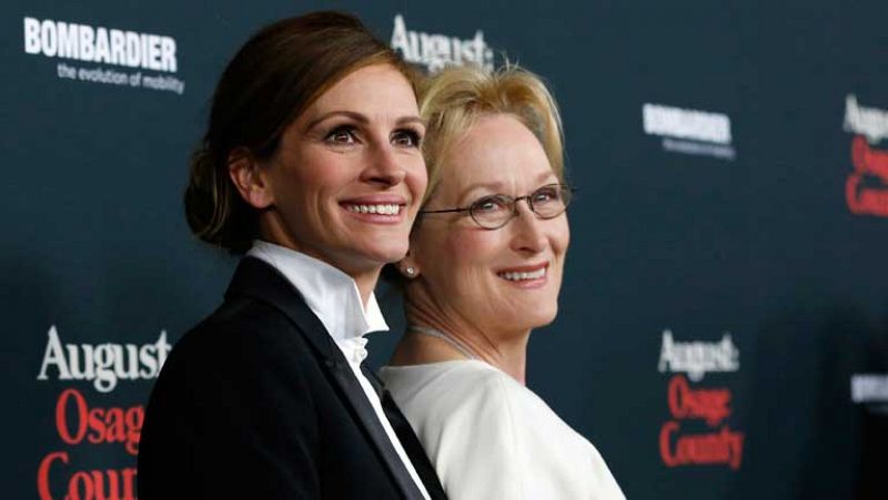 Julia Roberts comienza 2014 con un éxito seguro de la mano de Meryl Streep