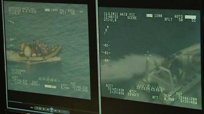 Telediario 1 - Inmigración irregular