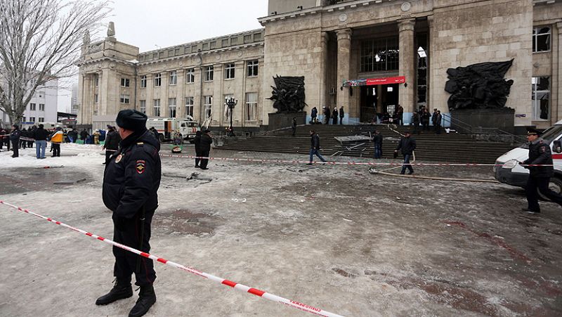 Ataque suicida en una estación de tren de Rusia