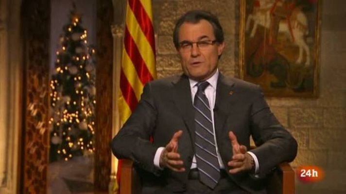 L'Informatiu - Missatge de cap d'any, Artur Mas