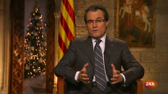 Missatge de cap d'any, Artur Mas