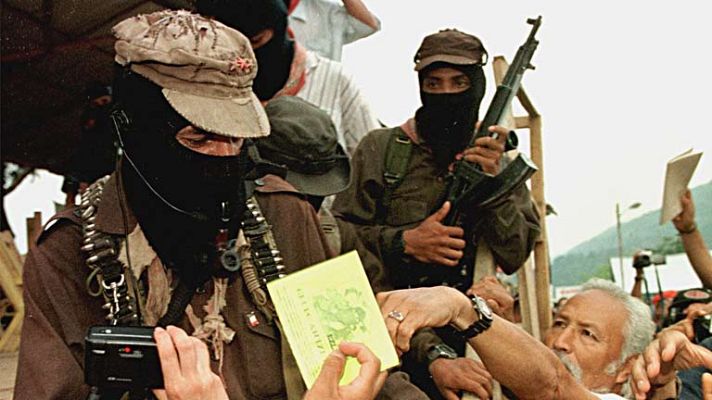 Telediario 1 - 20 años de alzamiento zapatista