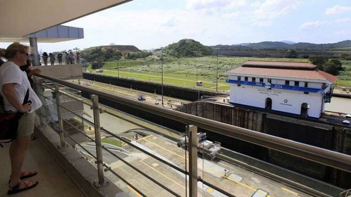 Paran las obras del Canal de Panamá