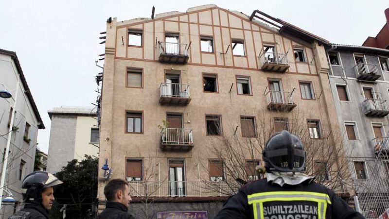 Viviendas sociales para alojar a los afectados por el incendio en Pasaia, Gipuzkoa