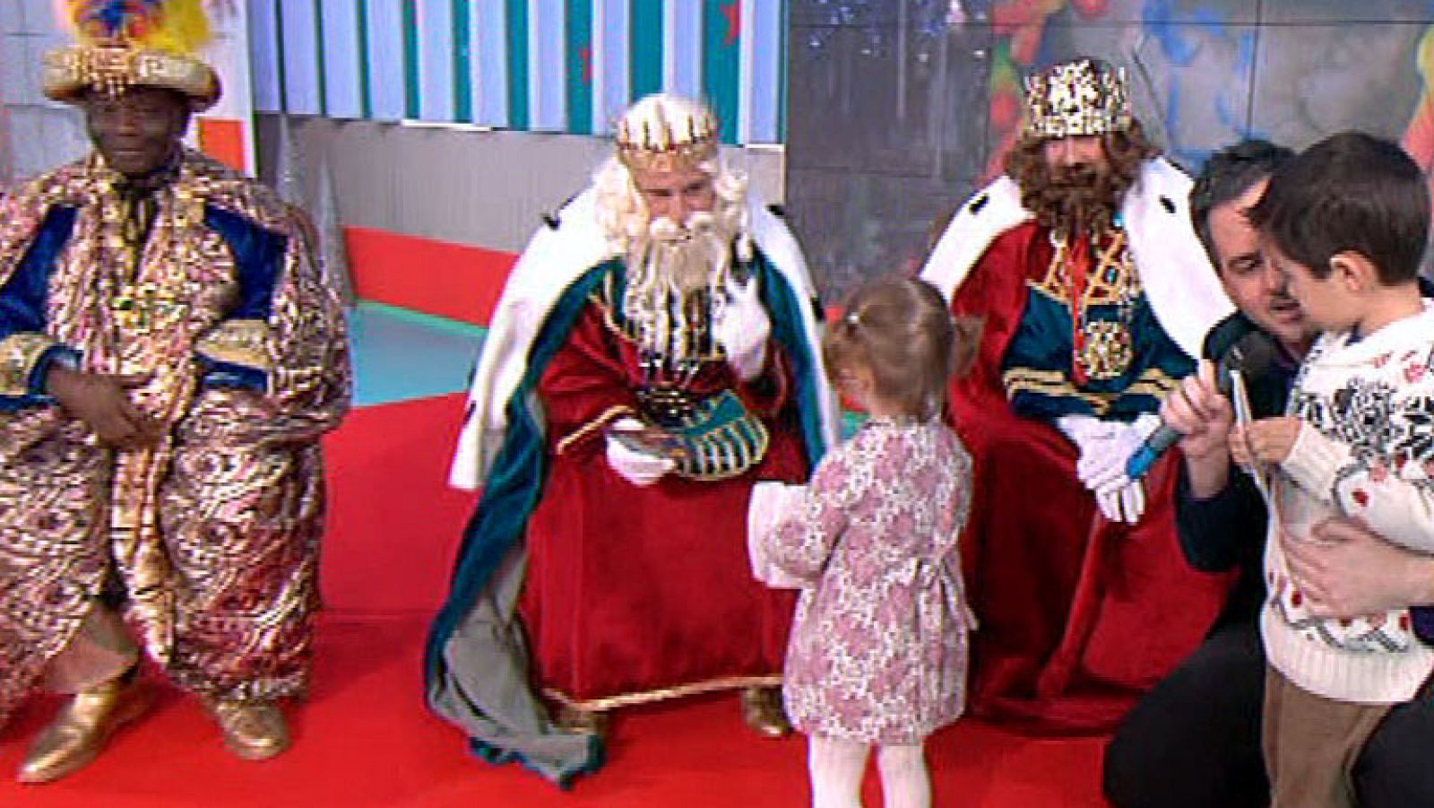 Los Reyes Magos en La mañana