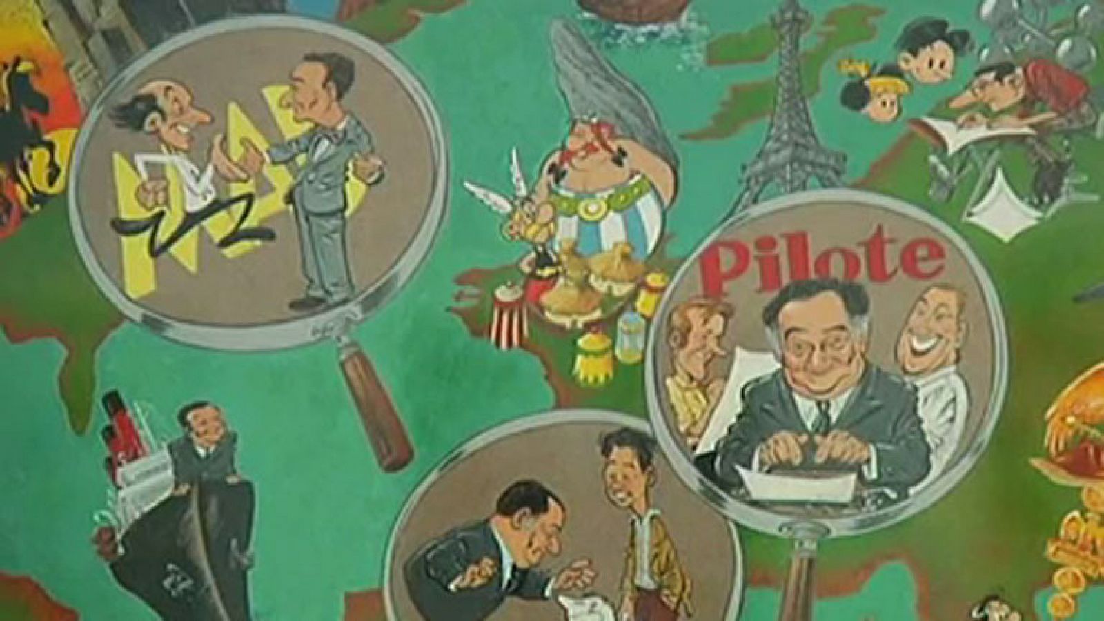 Telediario 1: París acoge una muestra del fenómeno de la inmigración a través del cómic | RTVE Play