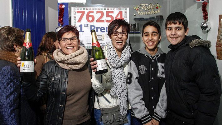 El primer premio de la Lotería del Niño se va íntegro a Monforte de Lemos, Lugo